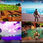 もうひとつの熊本 フォートナイト FORTNITE「くまモン島」1/31 公開! 熊本名産物や名所観光地でゴールドを集めて熊本城を出現させ、くまモンロボを発射だ!