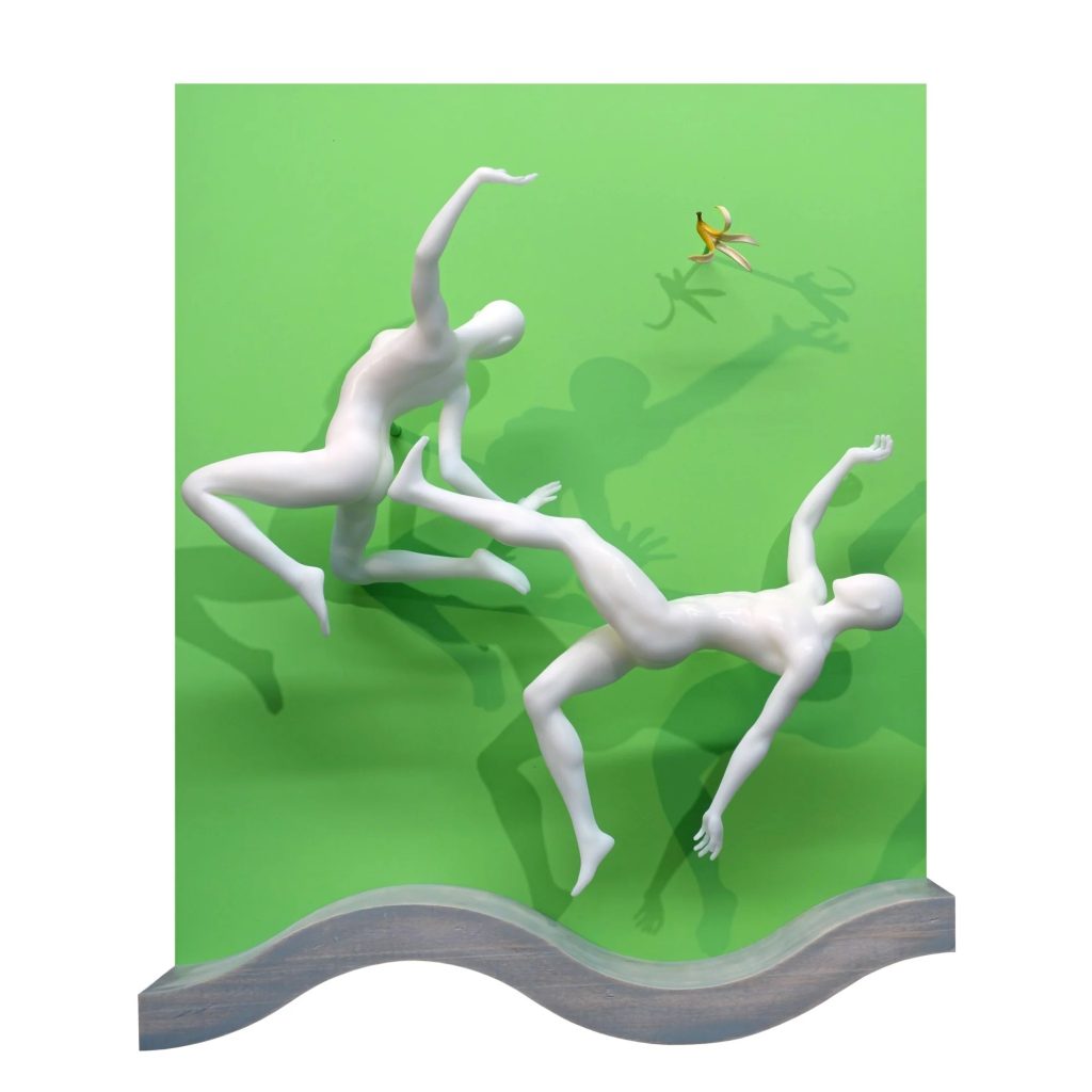 和紙マネキンで注目集めるトーマネ、インテリアアート「EDOMAE」とジェンダーレスペアマネキン「HEARTFUL」を開発＿自社独自の人体造形技術を活用