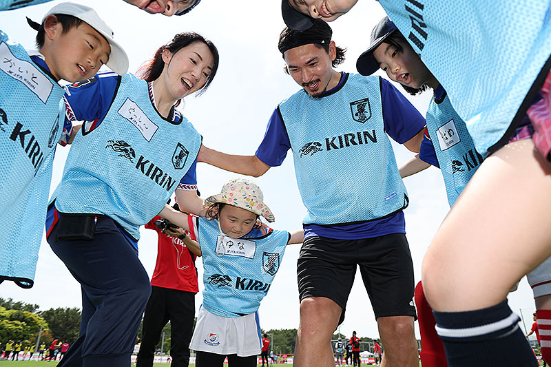 JFA×KIRIN キリンファミリーチャレンジカップ“歩くサッカー”で0