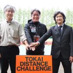 東海大学＋高見沢サイバネティックス＿陸上競技場 電子ペーサー 国内初開発＆初常設　箱根駅伝や陸上界の記録更新に貢献、製品化めざし災害時やイベントの誘導灯などへの展開も