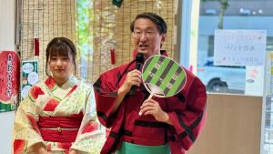 暑い夏は冷たいすいかで乗り切る!? 新橋「とっとり・おかやま新橋館」クールシェアスポットに鳥取県知事が登場！ 甘くてシャリシャリのすいかスイーツも紹介