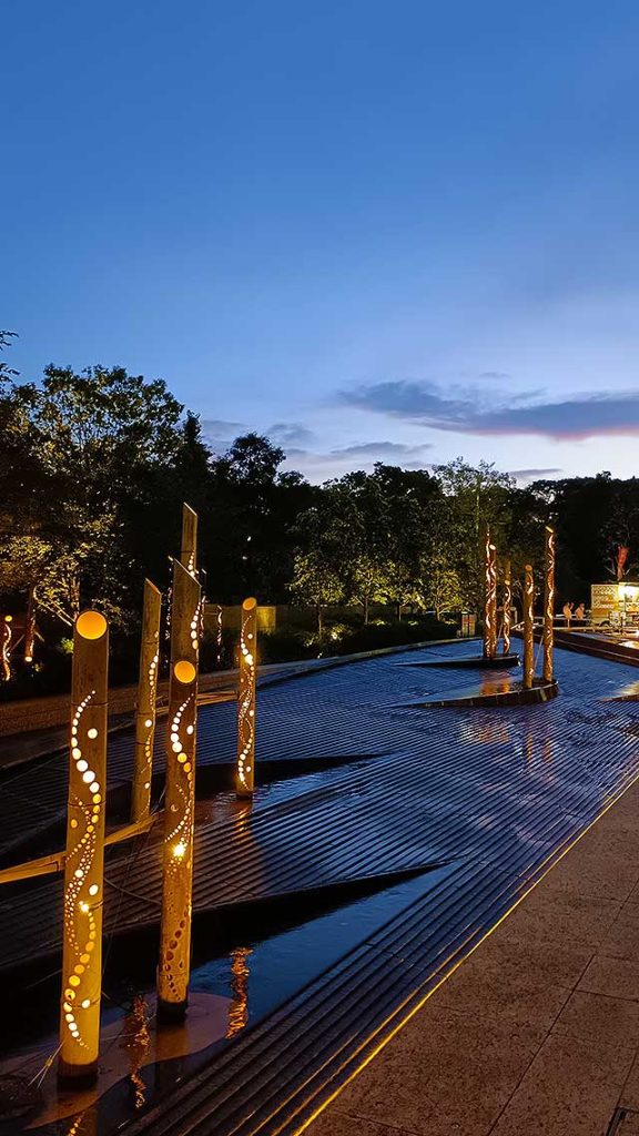 Otemachi One 竹あかり-灯りの蕾- 6/16～8/1 東京 大手町駅直結の緑地空間がアートな輝き♭ ワークショップやクラフトビール MUSIC BAR もあって夢心地♪