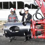 アクティオ AKTIO 独自開発「根こそぎ切るソー」革新性で2025グッドデザイン賞　街路樹の伐根工事作業時間が1/3に　木屑飛散なし 安全性も向上　チェーンソー手作業から解放